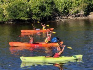 Kayakers in Everglades national Park